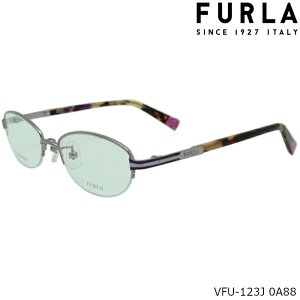 【在宅ワークに!無料で選べるレンズ PCレンズ 伊達レンズ】フルラ メガネフレーム FURLA VFU123J Col.0A88