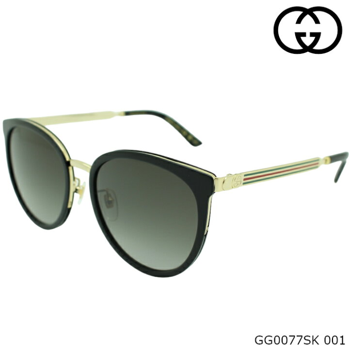 楽天市場】GUCCI グッチ サングラス GG0077SK 001 : ブルータイタン