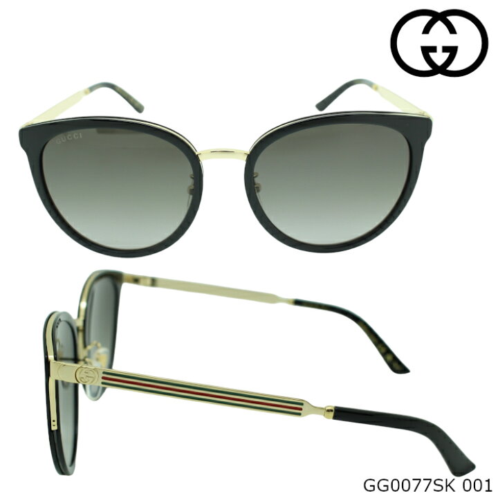 楽天市場】GUCCI グッチ サングラス GG0077SK 001 : ブルータイタン