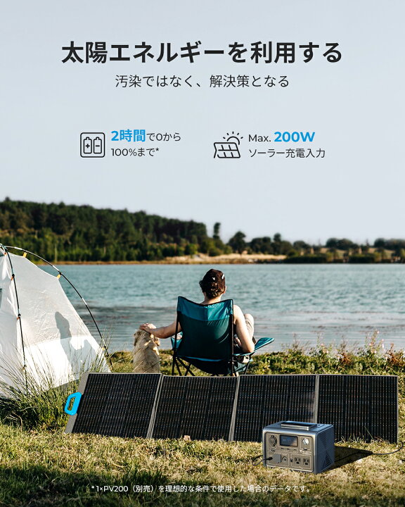 楽天市場】BLUETTI ポータブル電源 ソーラーパネル セット EB3A+120W 
