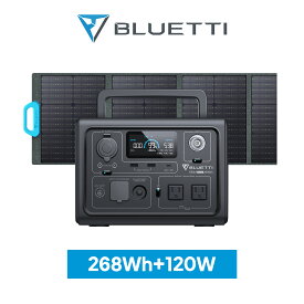 【クーポン利用で49,800円】BLUETTI ポータブル電源 ソーラーパネル セット EB3A+120W 軽量 小型 蓄電池 家庭用 ポータブルバッテリー 600W リン酸鉄リチウムイオン 太陽光パネル UPS機能 発電機 防災 停電 バックアップ電源 急速充電 キャンプ 節電