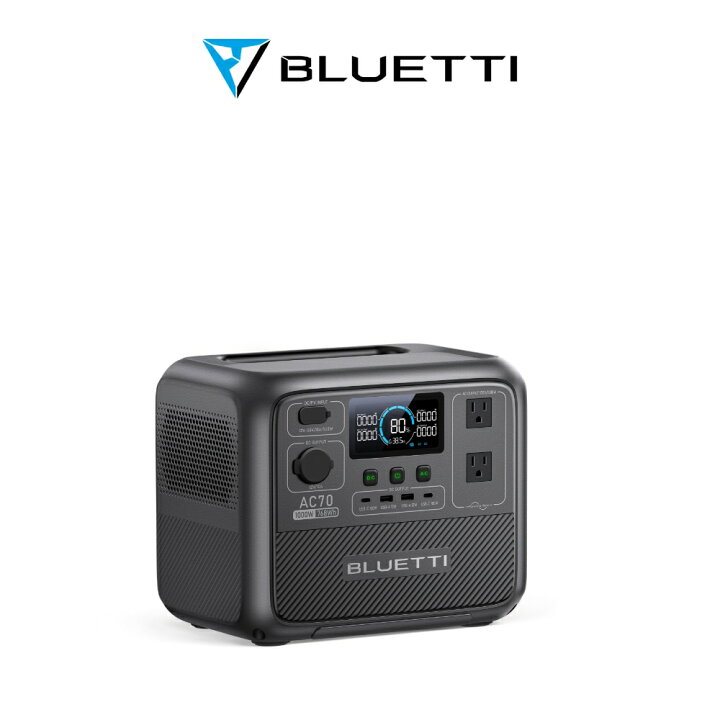 楽天市場】BLUETTI ポータブル電源 AC70 768Wh/1000W 大容量 家庭用 