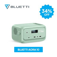 【クーポンで14,850円 3/11迄】BLUETTI ポータブル電源 AORA 10 小型 128Wh リン酸鉄リチウム 定格出力20…