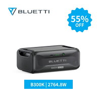 【★特典あり★クーポン利用で137,970円 9/1から】BLUETTI ポータブル電源 蓄電池 B300K 大容量 家庭用 2…