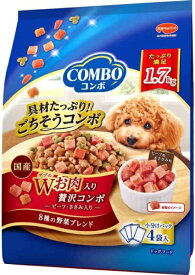 【日本ペット】コンボ　ドッグ　Wお肉入り　1．7kgx8個（ケース販売）