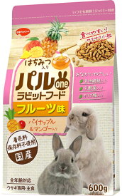 【日本ペット】パルワン　ラビットフード　フルーツ味　600g