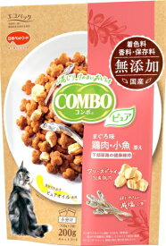 【日本ペット】コンボ　キャット　ピュア　まぐろ味・鶏肉・小魚添え　200gx12個（ケース販売）