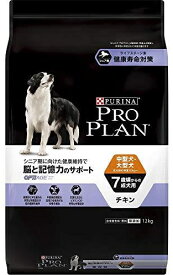 【ネスレピュリナ】プロプラン　ドッグ　中型犬・大型犬　7歳頃からの成犬用　チキン　12kg