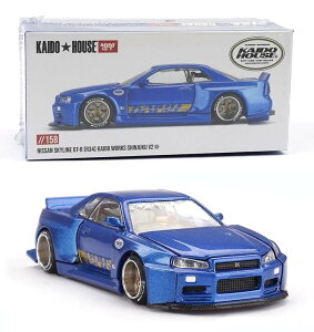 y݌ɕizKaido House x Mini GT 1/64 Y GT-R (R34) 1999 Sinjuku V2 u[ Nissan Skyline