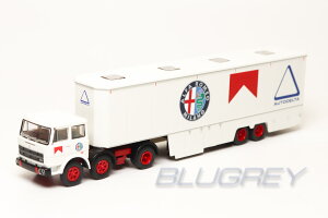 y݌ɕizuLi 1/87 tBAbg 691T gX|[^[ SZ 1977 At@I BREKINA Fiat Renntransport-SZ Alfa Romeo ~jJ[ HOXP[