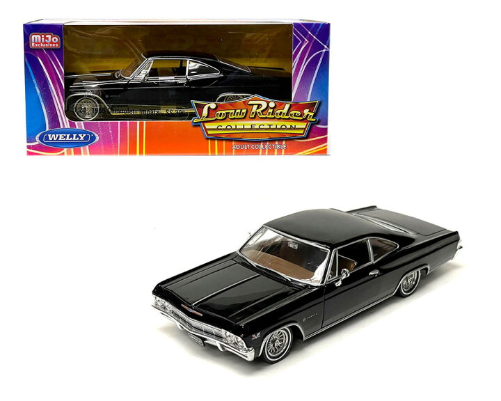楽天市場】【国内在庫品】WELLY 1/24 ローライダー シボレー インパラ 