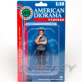 アメリカン ジオラマ 1/18 フィギア ディーラーシップ 男性 顧客3 American Diorama Figures The Dealership Customer III ミニチュア