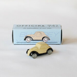 OFFICINA-942 1/76 FIAT 500C TOPOLINO �I�t�B�`�[�i 942 �t�B�A�b�g 500C �g�|���[�m �x�[�W��/�u���b�N ��ART1006B �y�����݌ɕi�z