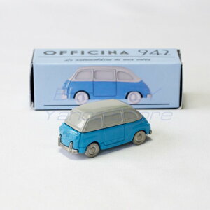 OFFICINA-942 1/76 FIAT 600 MULTIPLA 1956 �I�t�B�`�[�i 942 �t�B�A�b�g 600 �����e�B�v�� �X�J�C�u���[/�O���[ ��ART1009A �y�����݌ɕi�z