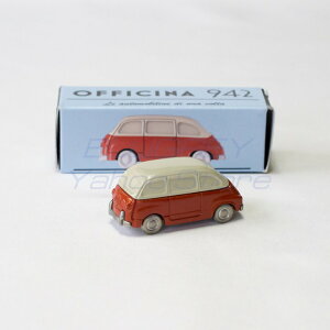 OFFICINA-942 1/76 FIAT 600 MULTIPLA 1956 �I�t�B�`�[�i 942 �t�B�A�b�g 600 �����e�B�v�� �N���[��/���b�h ��ART1009B �y�����݌ɕi�z