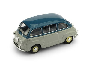 �u���� 1/43 �t�B�A�b�g 600 �����e�B�v�� 1A �V���[�Y 1956 �u���[ / �O���[ BRUMM FIAT 600 MULTIPLA 1A SERIE �y�����݌ɕi�z
