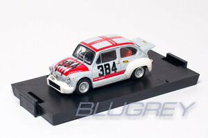y݌ɕizu 1/43 tBAbg Aog 1000 1971 Aog70NLO BRUMM FIAT ABARTH 1000 TRENTO BONDONE
