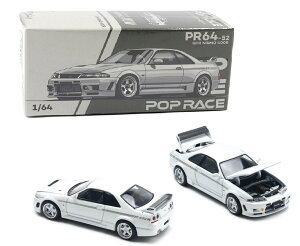 y݌ɕizPOP RACE 1/64 Y GT-R R33 jX 400R zCg Nissan Skyline Nismo