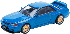 POP RACE x ENIGMA 1/64 ���Y�X�J�C���C�� GT-R R32 �x�C�T�C�h�u���[ Nissan Skyline �~�j�J�[ �y�����݌ɕi�z