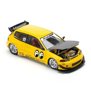 POP RACE x ENIGMA 1/64 �p���f�� �V�r�b�N EG6 V1.5 ���[���A�C�Y PANDEM CIVIC MOONEYES �~�j�J�[ �y�����݌ɕi�z