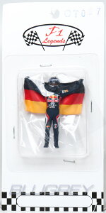 【国内在庫品】Cartrix 1/43 F1 ドライバー フィギア セバスチャン・ベッテル 2011 レッドブル ドイツ国旗 Sebastian Vettel RED BULL Figure レジンモデル
