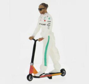 【国内在庫品】Cartrix 1/43 F1 ドライバー フィギア ルイス ハミルトン キックボード 2016 メルセデス AMG Lewis Hamilton Figure レジン