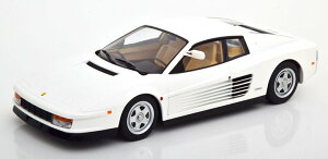 y݌ɕizKK-Scale 1/18 tF[ eX^bT 1984 zCg USdl }CA~oCX Ferrari Testarossa Monospecchio white US-Version