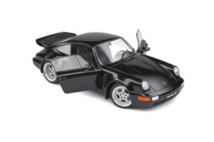 y݌ɕiz\h 1/18 |VF 911i964j^[{ 3.6 1993 ubN Solido PORSCHE 911 TURBO 3.6 BLACK S1803404