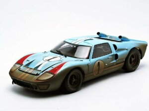 【国内在庫品】Shelby Collectibles 1/18 フォード GT40 マークII ブルー ダーティー ルマン24H 1966 Ford GT 40 MKII #1 Dirty Version 405BL
