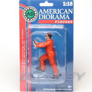 y݌ɕizAJ WI} 1/18 [X JjbN P IW tBMA American Diorama Mechanic Ken (Orange) ~j`A