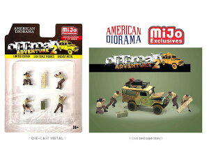 y݌ɕizAJ WI} 1/64 tBMA It[h Ahx`[ 2 American Diorama Figure Off Road Adventure II Mijo