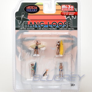 y݌ɕizAJ WI} 1/64 tBMA nO [X American Diorama Figure Hang Loose Mijo