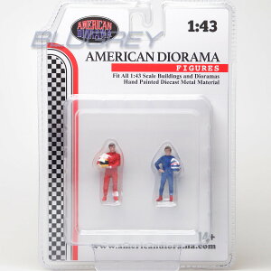 y݌ɕizAJ WI} 1/43 tBMA [VO WFh 80s 2̃Zbg American Diorama Figure Racing Legend