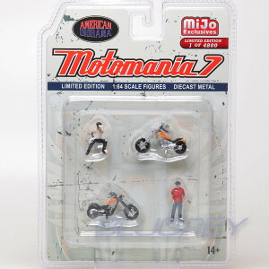 y݌ɕizAJ WI} 1/64 tBMA g}jA 7 `bp[ American Diorama Figure Motomania 7 oCN tBMA