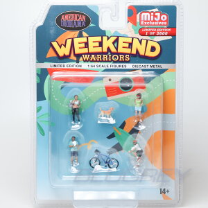 y݌ɕizAJ WI} 1/64 EB[NGh EH[A[Y tBMA Zbg American Diorama Figures Weekend Warriors MiJo