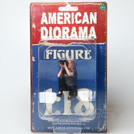 アメリカン ジオラマ 1/18 ウィークエンド カーショー 3 カメラマン 女性 American Diorama Figure Weekend Car Show フィギュア