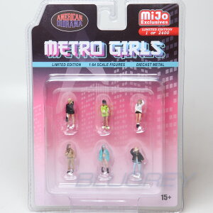 y݌ɕizAJ WI} 1/64 tBMA g K[Y American Diorama Figures Metro Girls