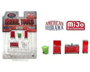 y݌ɕizAJ WI} 1/64 ^ c[Zbg B American Diorama Metal Tools Set B