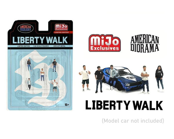アメリカン ジオラマ 1/64 フィギア チーム リバティーウォーク American Diorama Figures Liberty Walk Team 【国内在庫品】