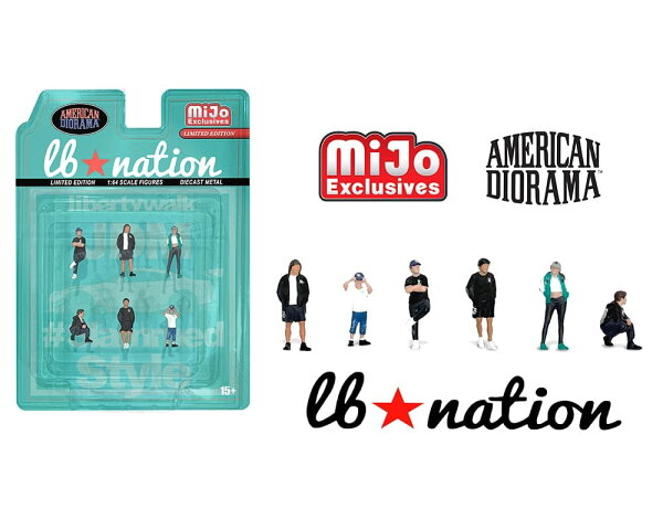 アメリカン ジオラマ 1/64 フィギア リバティーウォーク LBネイション American Diorama Figures Liberty Walk LB Nation 【国内在庫品】