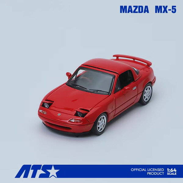 ATS 1/64 マツダ ロードスター NA レッド 頭文字D Mazda MX-5 Initial D イニシャルD　【国内在庫品】