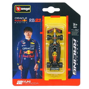 �y�����݌ɕi�z�u���[�S 1/64 ���b�h�u�� F1 RB21 #22 �p�c�S�� 2025 Bburago Redbull Yuki Tsunoda