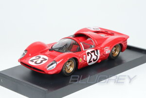 �y�����݌ɕi�z�u���� 1/43 �t�F���[�� 330 P4 �X�p�C�_�[ �f�C�g�i 1967 �D�� #23 BRUMM FERRARI DAYTONA L. Bandini / C. Amon