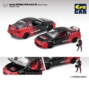 y݌ɕizGJ[ 1/64 z_ CeO DC2 US Aho o[ tBMAt Era Car Intergra DC2 US Advan Livery