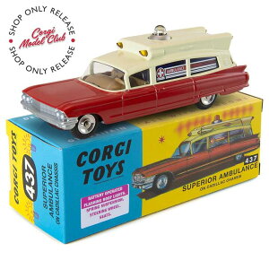 y݌ɕizR[M[ 1/54 LfbN ~} bh/N[ CORGI Superior Ambulance on Cadillac Chassis  fNu