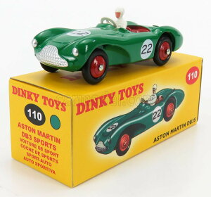 y݌ɕizDINKY TOYS 1/43 fBL[ AXg}[` DB3S O[ ASTON MARTIN DB3S  ~jJ[ 110