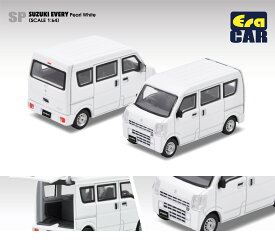 エラカー 1/64 スズキ エブリイ パールホワイト バン EraCAR Suzuki Every ミニカー