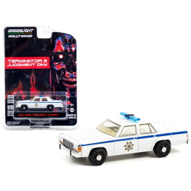 グリーンライト 1/64 ターミネーター2 フォード クラウン ビクトリア ポリス 1983 Greenlight Ford Crown Victoria Terminator 2