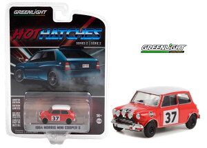 y݌ɕizO[Cg 1/64 [X ~j N[p[ S eJ[ 1964 Greenlight Hot Hatches Morris Mini Cooper S ~jJ[