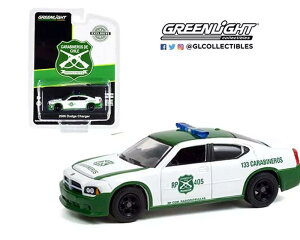 y݌ɕizO[Cg 1/64 _bW `[W[ |X ` Greenlight Dodge Charger Police Carabineros de Chile ~jJ[